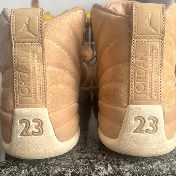 Jordan 12 Retro Vachetta Jumpman 23 retro punk women’s athletic shoes - Picture 2 of 16